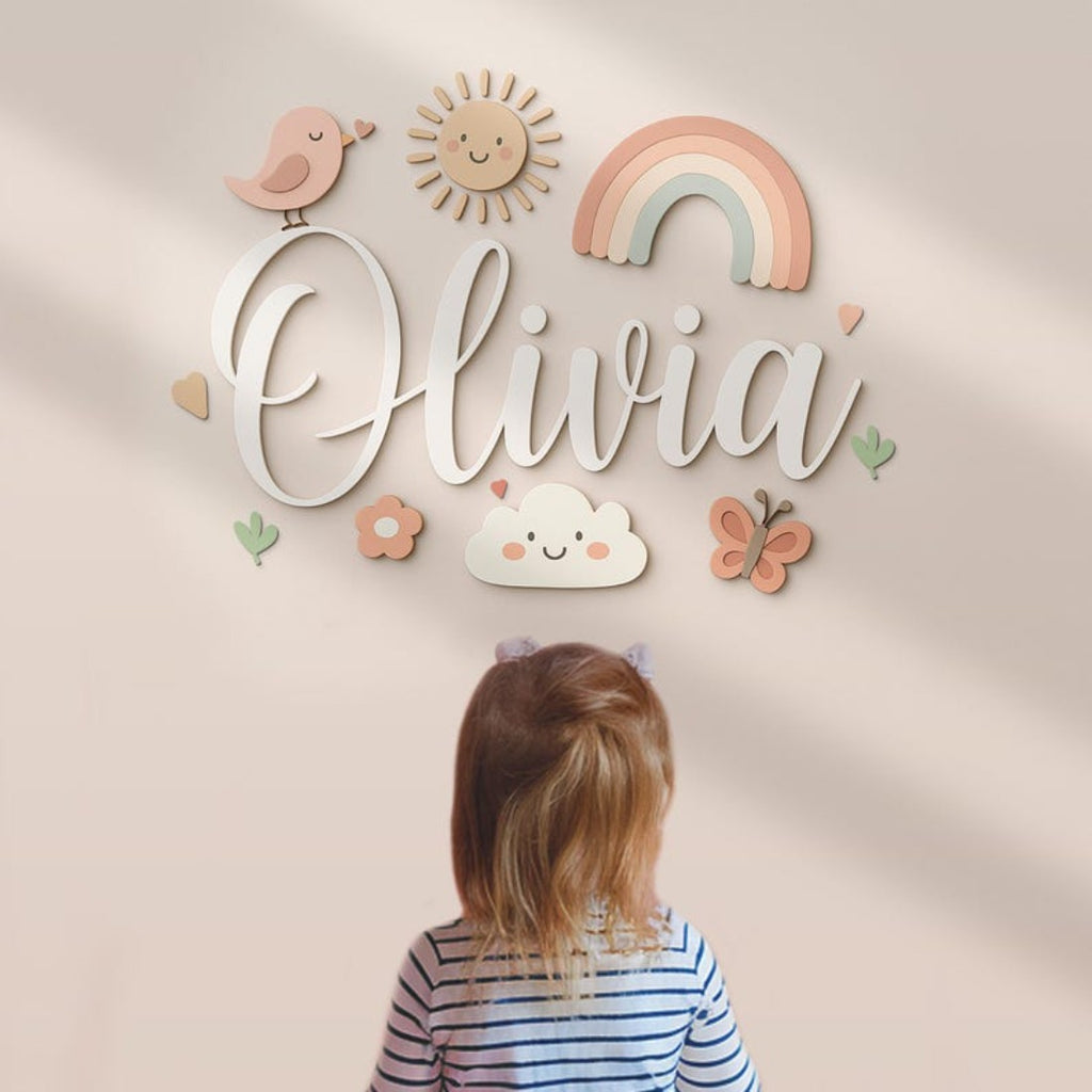 1pc Custom Name, Customizable Nameplate, Personalized Wall Art, Unique Gift, Classic Home Decor Sign, Wall Decor