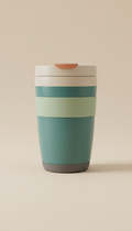 Insulated stainless steel travel mug