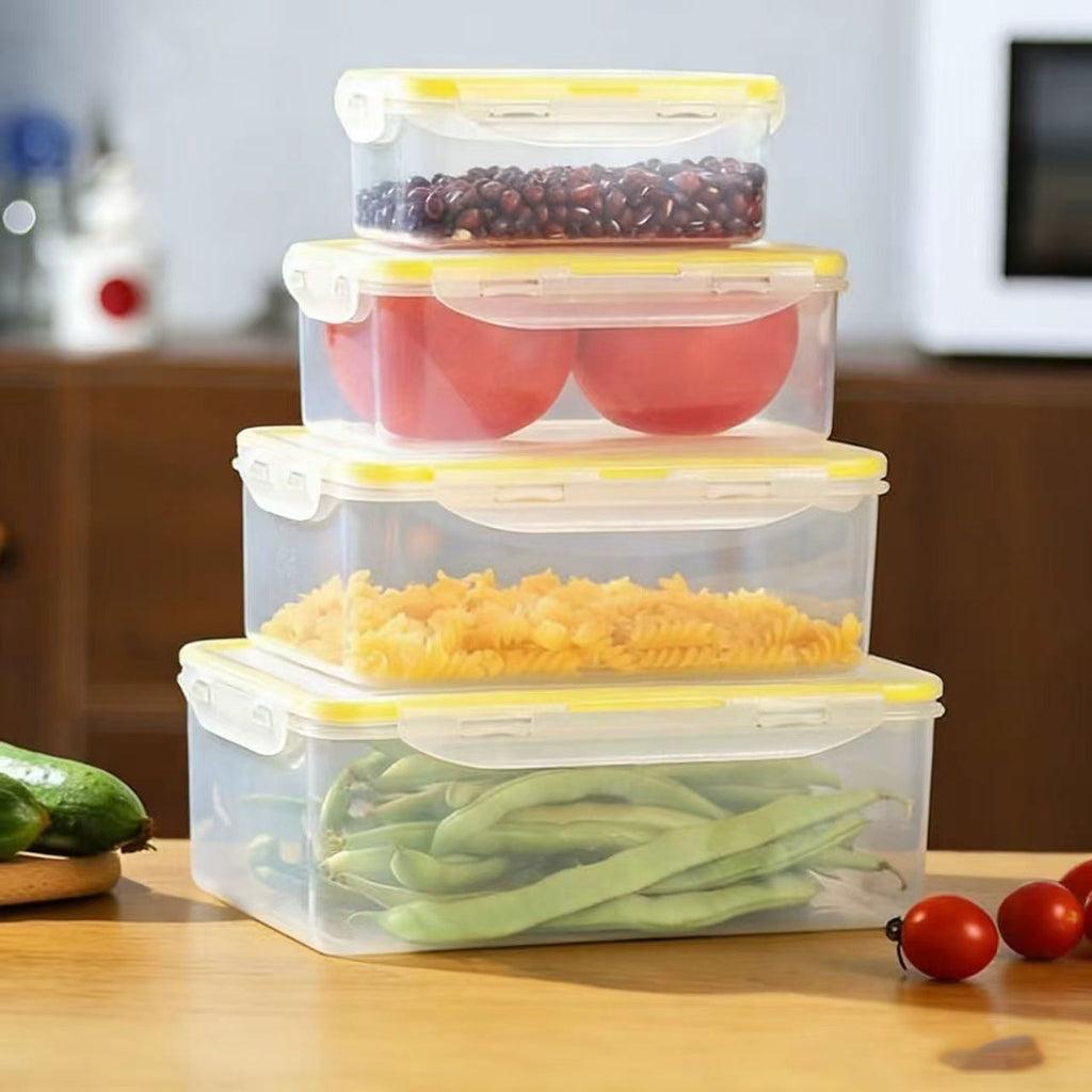16pcs Reusable Sealed PP Material Containers with Snap-On Lids, Suitable for Storing Fruits, Vegetables, Salads, Pasta, Bento Boxes, Lunch, Etc. Space-saving and Stackable, an Ideal Choice for Home Refrigerator and Kitchen Storage. 8 Containers + 8