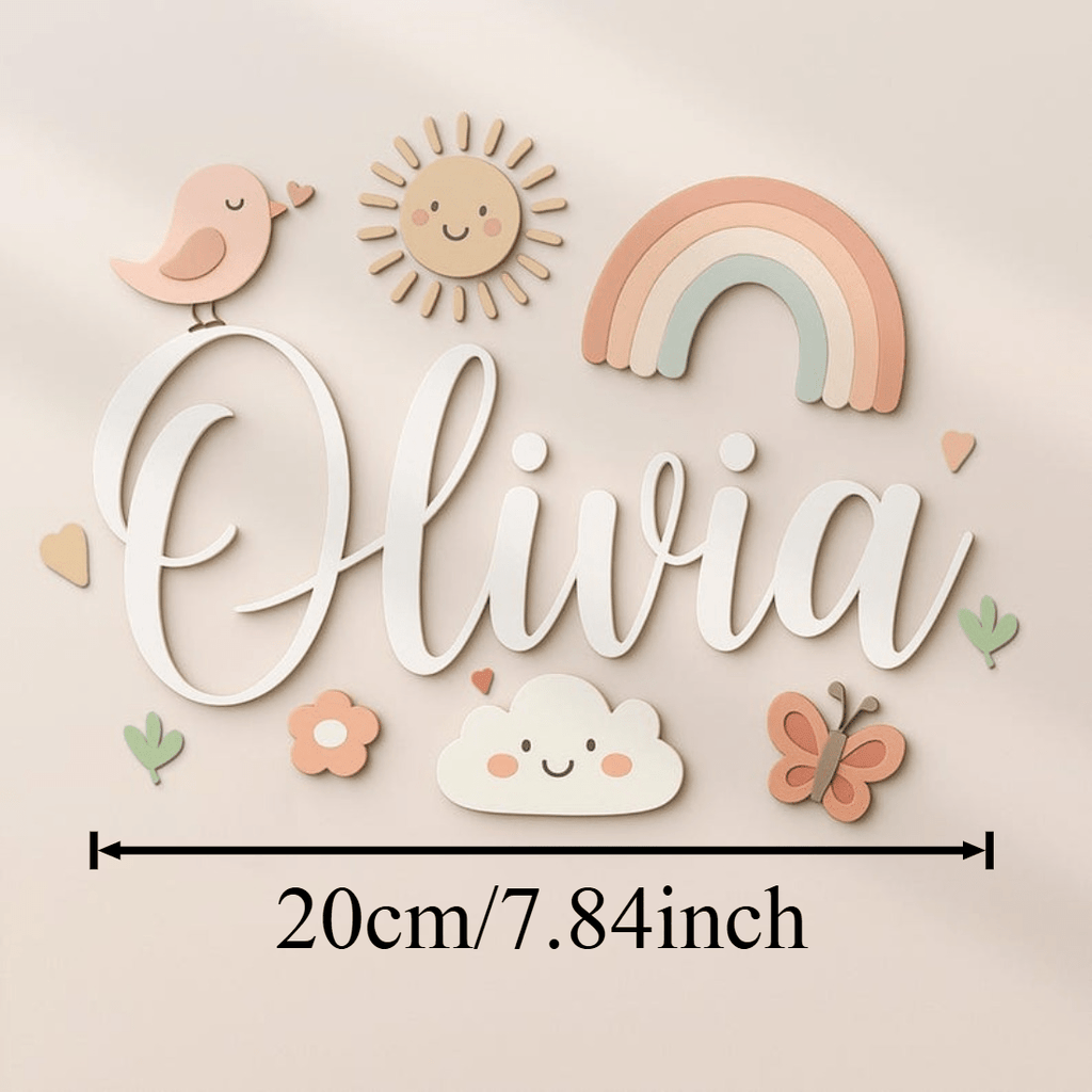 1pc Custom Name, Customizable Nameplate, Personalized Wall Art, Unique Gift, Classic Home Decor Sign, Wall Decor